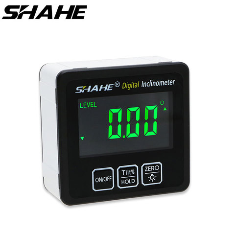 SHAHE Digital Angle Finder Protractor Ruler Meter Aluminum Alloy Electronic Level 360 Degree Bevel Box Measuring Tools ► Photo 1/6