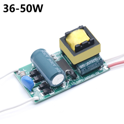 LED Driver 36-50W Power Supply Constant Current DC120-160V Automatic  Voltage Control Lighting Transformers For LED Lights DIY - Price history &  Review, AliExpress Seller - warm and happy Official Store