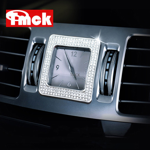 For Mercedes Benz E CLS Class W212 W218 Car Accessories Central Control Clock Table Watch Ring Trim Diamond Cover Sticker Decal ► Photo 1/6