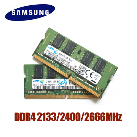 SAMSUNG DDR4 RAM 4G 8G 16G Laptop Memory RAM 2133 2400 2666MHz 1.2V DRAM Stick for Notebook laptop 4GB 8GB 16GB RAM ► Photo 1/6