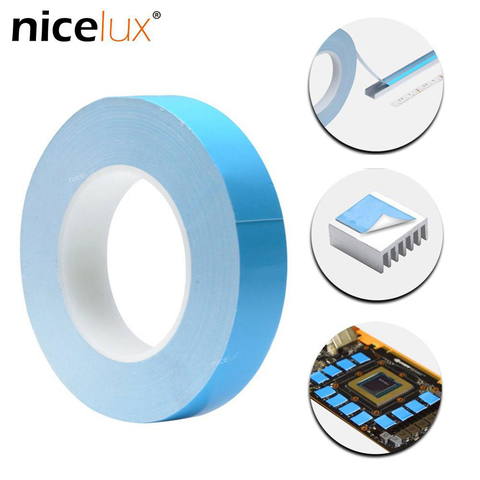 25meter/Roll 8mm 10mm 12mm 20mm Width Transfer Tape Double Side Thermal Conductive Adhesive Tape for Chip PCB LED Strip Heatsink ► Photo 1/6