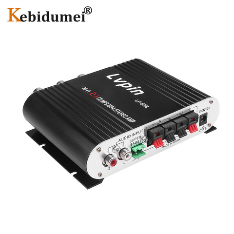 12V 200W HiFi Power Amplifiers CES FOR LVPIN Stereo Home Audio Digital Sound Amplifier 2.1CH House Super Bass ► Photo 1/6