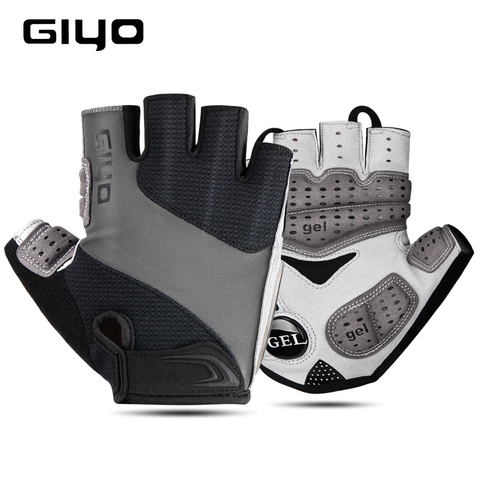 GIYO Bicycle Gloves Half Finger Outdoor Sports Gloves For Men Women Gel Pad Breathable MTB Road Racing Riding Cycling Gloves DH ► Photo 1/6
