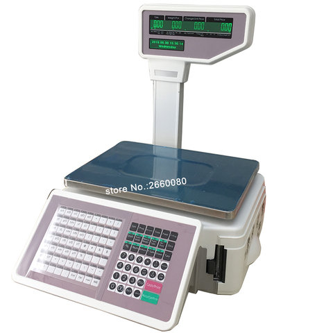 Label Printing Scale TM-A 2017 Digital Retail Scale Commercial Price Computing Electronic Scale with Barcode Printer for Grocery ► Photo 1/6