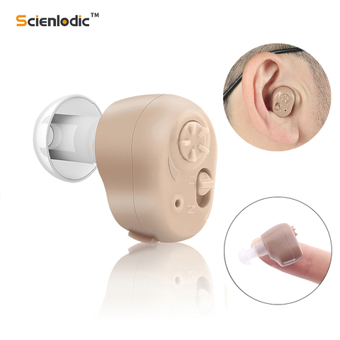 Mini Hearing Aids for Deafness Sound Amplifier ITE Hearing Aid Hearing Amplifier for The Elderly Moderate Severe Hearing Loss ► Photo 1/6