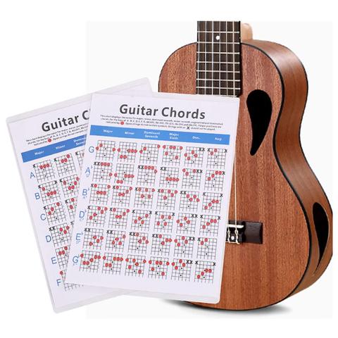 Guitar Practice Chord Chart Music Fretboard Instructional Exercise Wall Poster Guitar accessories home decoration ► Photo 1/6