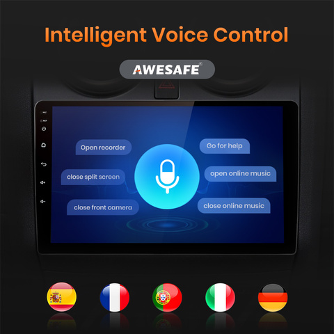 AWESAFE Software for Intelligent AI Voice Assistant Voice Control for Car Radio ► Photo 1/3