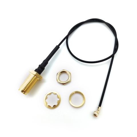 20CM SMA Straight JACK TO IPEX FEMALE connector RF Pigtail cable uFL/u.FL/IPX Antenna adapter wire for WIFI/GSM/GPS 1.13mm ► Photo 1/6