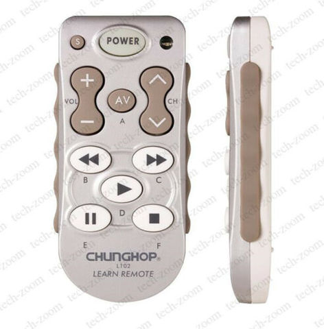 L102 Universal Learning Function Remote Control For TV SAT DVD CBL CD DVB-T Audio Learning Function L-102H# ► Photo 1/4