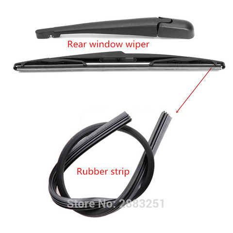 Insert Rubber strip Rear Wiper Blade Windshield Wipers For toyota rav4 infiniti qx70 NISSAN VERSA Peugeot 307 Car Accessories ► Photo 1/4