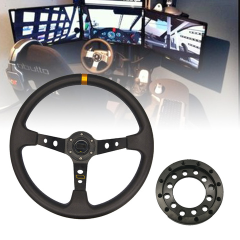 For Logitech G27 G25 Steering Wheel Racing Car Game Modification Steering  Wheel Adapter Plate 70mm