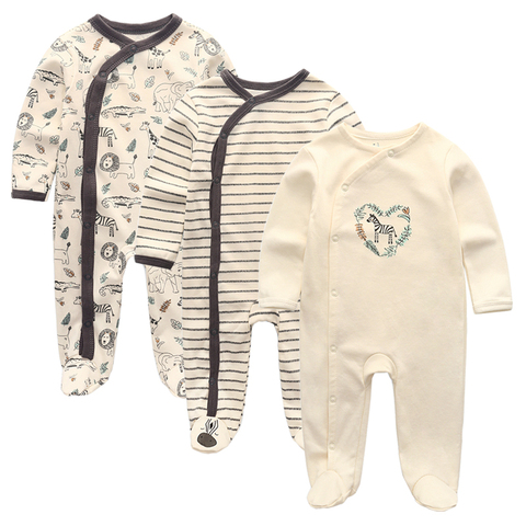 Baby Boy Clothes Long Sleeve Unisex Newborn Bodysuits 0-12M Cotton Baby Girl Clothes Jumpsuit Roupa de bebe ► Photo 1/6