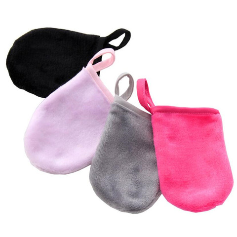 Reusable Makeup Remover Glove Microfiber Facial Cleaning Glove Soft Face Cleaner Towel Pads Face Deep Cleaning Skin Care Tools ► Photo 1/6