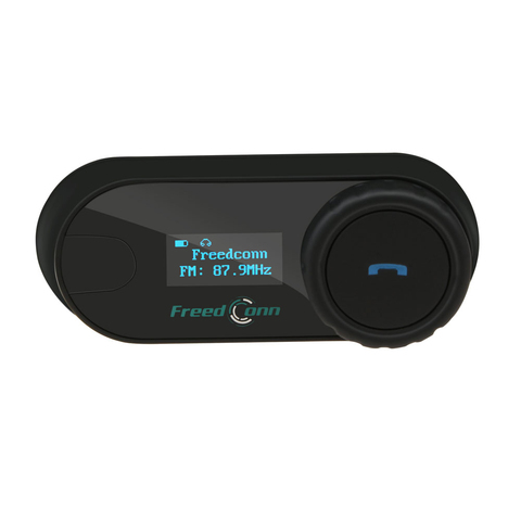 FreedConn TCOM-SC Motorcycle Helmet Headsets Wireless BT Bluetooth Intercom LCD screen FM Radio 2 Riders ► Photo 1/6