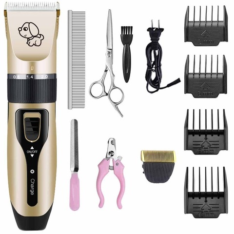 Rechargeable Low-Noise Cat Dog Hair Trimmer Electrical Pet Hair Clipper Remover Cutter Grooming Pets Hair Cut Machine ► Photo 1/6