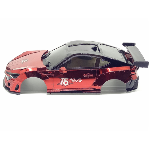 FATJAY 1/28 MINI-Q GT86 car shell car case metal texture, rocket rabbit RC car for 98mm wheelbase ► Photo 1/6