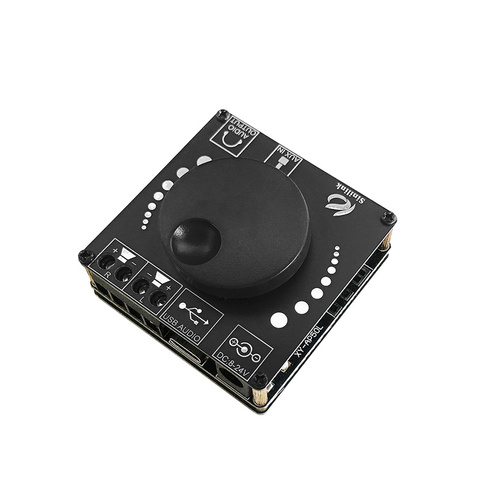 Mini Bluetooth 5.0 50WX2 Wireless Audio Power Digital Amplifier Board Stereo Amp 3.5MM AUX USB APP AP50L ► Photo 1/6
