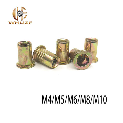 20Pcs M3 M4 M5 M6 M8 High Quality Carbon Steel Rivet  MIX Hollow Rivets Zinc Plated Threaded Rivets Hardware Fasteners Tools ► Photo 1/6