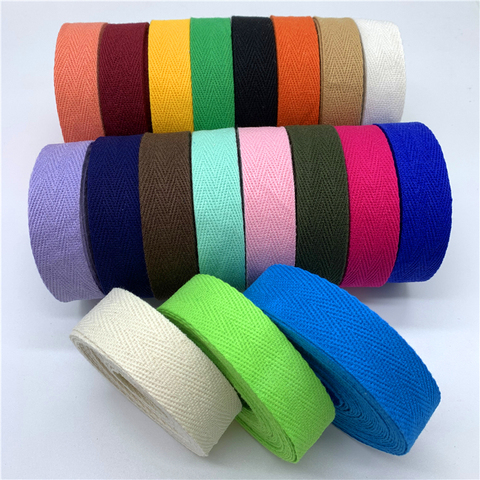 5yards 10mm 20mm 100% Cotton Ribbon Hserringbone Ribbon Hair Bow Party Christmas Wedding Decoration DIY Sewing Crafts ► Photo 1/5