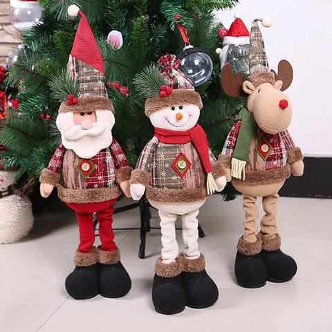 QIFU Telescopic Christmas Doll Merry Christmas Decor for Home 2022 Navidad Noel Christmas Ornaments Xmas Gifts New Year 2022 ► Photo 1/6