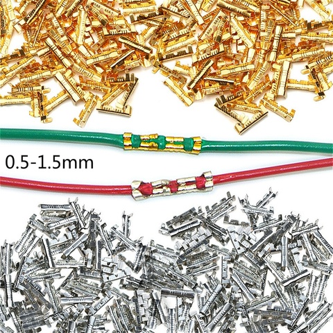 200/100pcs Docking Connectors Line Pressing Button Quick Connect Crimp Terminals Wiring 0.5 to1.5 Square ► Photo 1/6