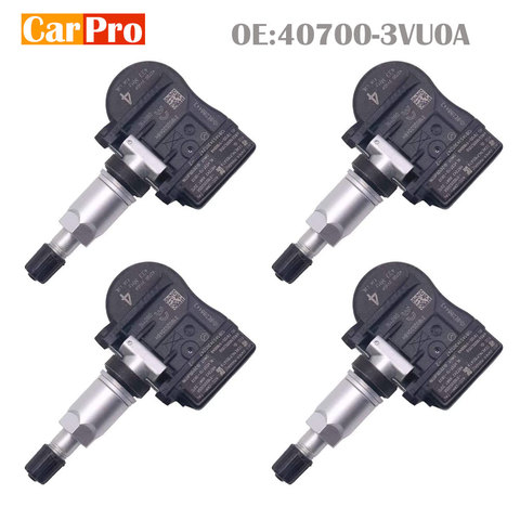 4 Pieces Tire Pressure Sensors TPMS 40700-3VU0A for Renault ESPACE V KOLEOS  for Nissan  QASHQAI TIIDA 433Mhz ► Photo 1/4