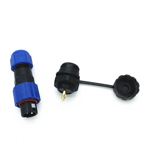 Aviation Plug SP13 IP68 Waterproof Connector Male plug &Female Socket 1/2/3..5../9p Back Nut panel Mounted Wire Cable Connector ► Photo 1/6
