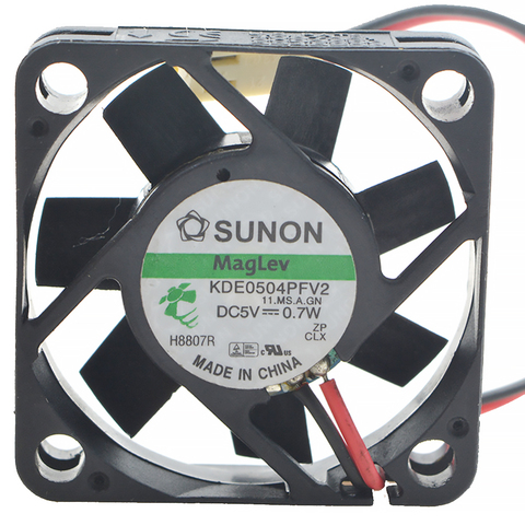 2 Pcs Original For Sunon KDE0504PFV2 Maglev Vapo DC 5V Fan 4CM 4010 40x40x10MM 0.7W Cooling Fans CPU ► Photo 1/4