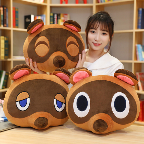 Cartoon Crossing Toys Plush Pillow Animal Crossing Cosplay Kawaii Soft Raccoon Blinder Cute Raccoon For Children Kids Toys Gift ► Photo 1/6