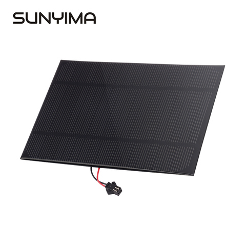 SUNYIMA 1Pcs 10V 0.3A Solar Panel Monocrystalline 150*125 Mini Sunpower Solar Cell DIY Photovoltaic Panel Battery Charge Module ► Photo 1/6