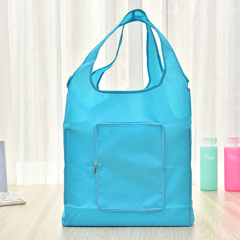 2022 New Fashion Portable Large Capacity Green Bag Storage Bag Foldable Shopping Bag Thickened Shoulder Bag ► Photo 1/6