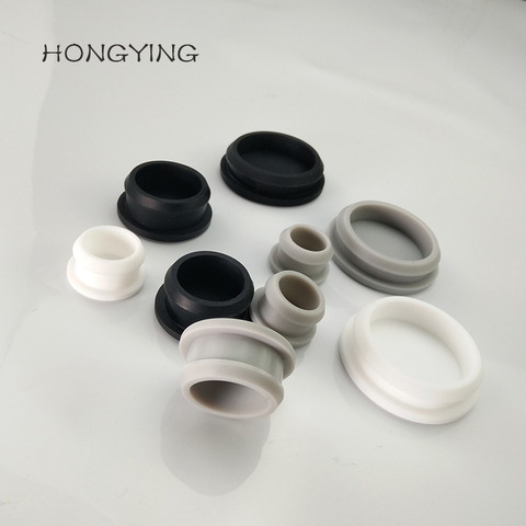 Double-sided Silicone Rubber Plug&Cap Hollow Stopper Sealing Bung for Hole 25mm 30mm 35mm 40mm 45mm 50mm Round end caps Screw ► Photo 1/6