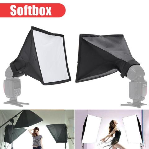 Universal Flash Light Softbox 20x30cm Speedlight Soft Box Photo Accessories Foldable Photography Flash Diffuser Softbox ► Photo 1/6