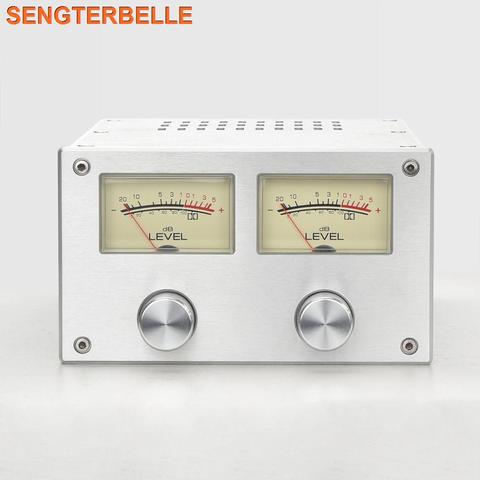 BZ1710 Retro Double Level Meter All Aluminum Amplifier Chassis Tube Power Amp Case Mini Enclosure Diy Box 172*100*268MM ► Photo 1/6