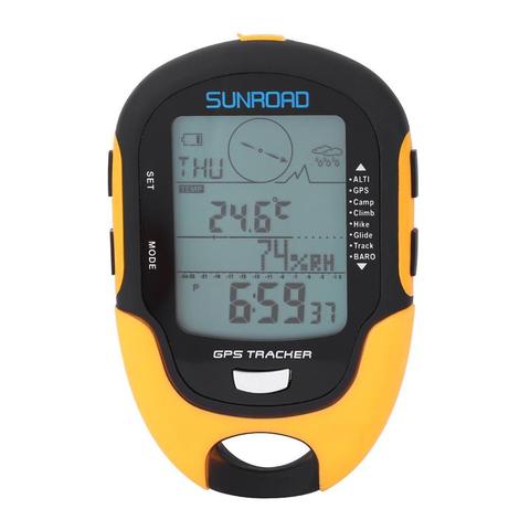SUNROAD FR510 Handheld GPS Navigation Tracker Receiver Portable Handheld Digital Altimeter Barometer Compass Locator ► Photo 1/6