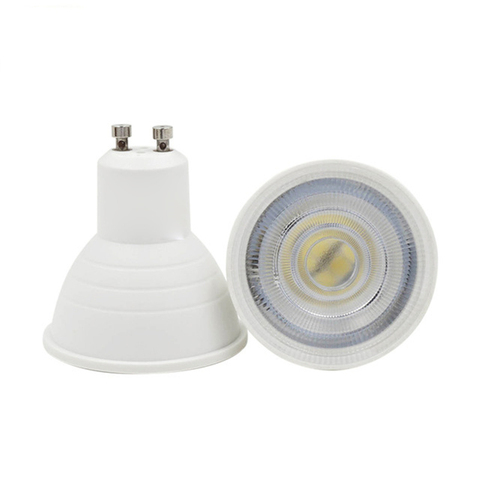 led spotlight bulb GU10 6w 220v 230v 240v cob lamp cool white 6500k nature white 4000k warm white 3000k  spot light ► Photo 1/4