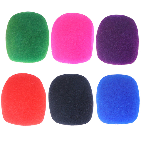 Hot sale 5PCs Microphone Headset Grill Windscreen Sponge Foam Cover For Recording Mic ► Photo 1/6