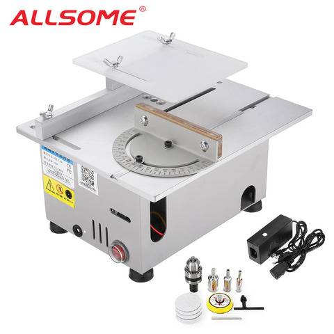 ALLSOME DC 12-24V T6 Mini Precision Table Saws DIY Wood Working Lathe Polisher Drilling Machine HT2828 ► Photo 1/5