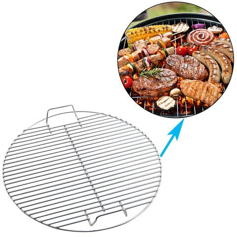 Round Non-stick Heat Resistance Stainless Steel Outdoor Barbecue BBQ Grill Rack This barbecue grill has bright  smooth surface ► Photo 1/6