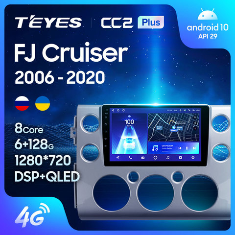 TEYES CC2L CC2 Plus For Toyota FJ Cruiser J15 2006 - 2022 Car Radio Multimedia Video Player Navigation GPS Android No 2din 2 din dvd ► Photo 1/6