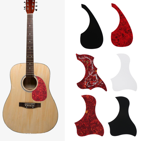 1 PC Professional Folk Acoustic Guitar Pickguard Soft Scratch Plate Self-adhesive Pick Guard Sticker for Acoustic Guitar ► Photo 1/6