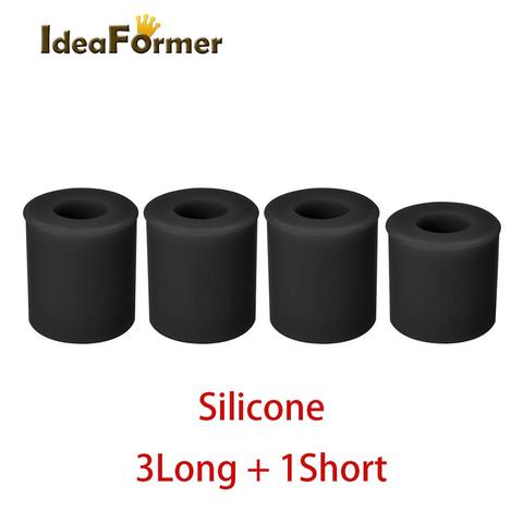 1set 3D Printer Parts High Temperature Silicone Solid Spacer Hot Bed Leveling Column 3pcs Long +1PC Short For CR10/CR10S Ender-3 ► Photo 1/6