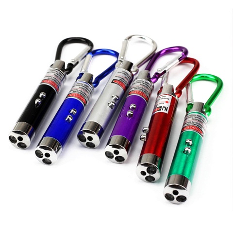 High Quality 3 In 1 Red Laser Pen 1mV 49 Feet Laser Mini LED Flashlight Beam Light Pointer for Multi Work Teaching Training Tool ► Photo 1/6