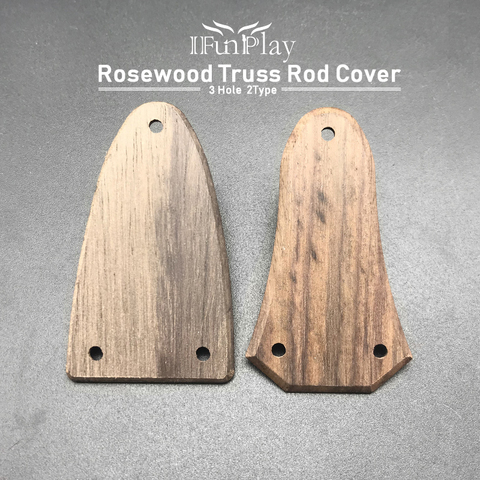 Rosewood Truss Rod Cover 3 hole Wooden Guitar Neck Cover for LP Electric Guitar Accessory Adjuster Cover Holder ► Photo 1/6