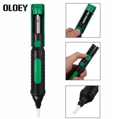 Manual Solder Sucker Tin Extractor Suction Soldering Iron Removal Tool Desoldering Vacuum Pump Desolder Gun Rework Welding Tools ► Photo 1/6