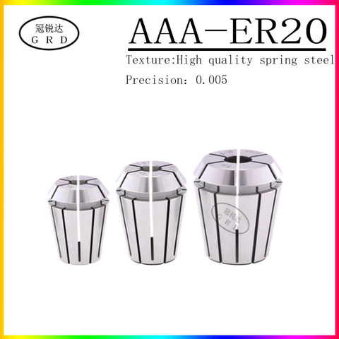 AAA grade High precision tool holder ER20 engraving machine barrel holder ER20 lock 1-13mm precision  0.005 ► Photo 1/3
