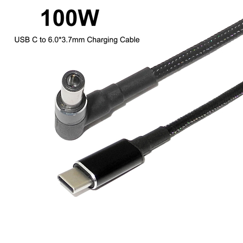 USB C Type C to 6.0*3.7mm Laptop Charging Adapter Cable Cord 100W USB Type C PD Power Adapter Plug Converter for Asus Laptop PC ► Photo 1/5