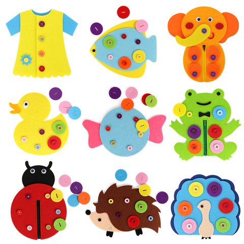 Forest Animals Theme DIY Fabric Material Package Kids Educational Toy Child Handmade Making Cloth Nonwoven Cutting Felt Material ► Photo 1/5