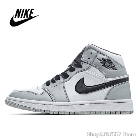 Woud Menagerry Voorman Original NIke Air Jordan 1 Mid Light Smoke Grey Men's and Women's  Basketball Shoes Size 36-45 554724-092 - Price history & Review | AliExpress  Seller - Shop5787884 Store | Alitools.io