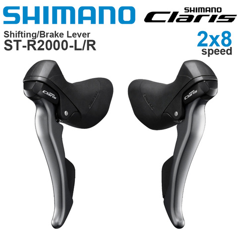 Original SHIMANO CLARIS R2000 2x8v Shifter DUAL CONTROL LEVER - NEW SUPER SLR - 2x8-speed for Road bicycle ► Photo 1/3